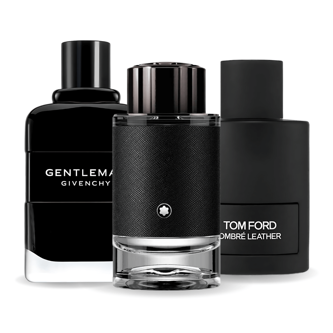 Zestaw 3 Perfum | Tom Ford Ombre Leather + Givenchy Gentleman + Montblanc Explorer [100 ml każdy]