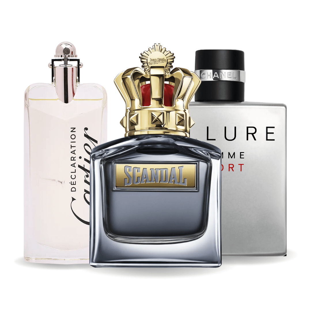 Zestaw 3 Perfum | Allure Homme Sports + Jean Paul Gaultier Scandal + Cartier Declaration [100 ml każdy]