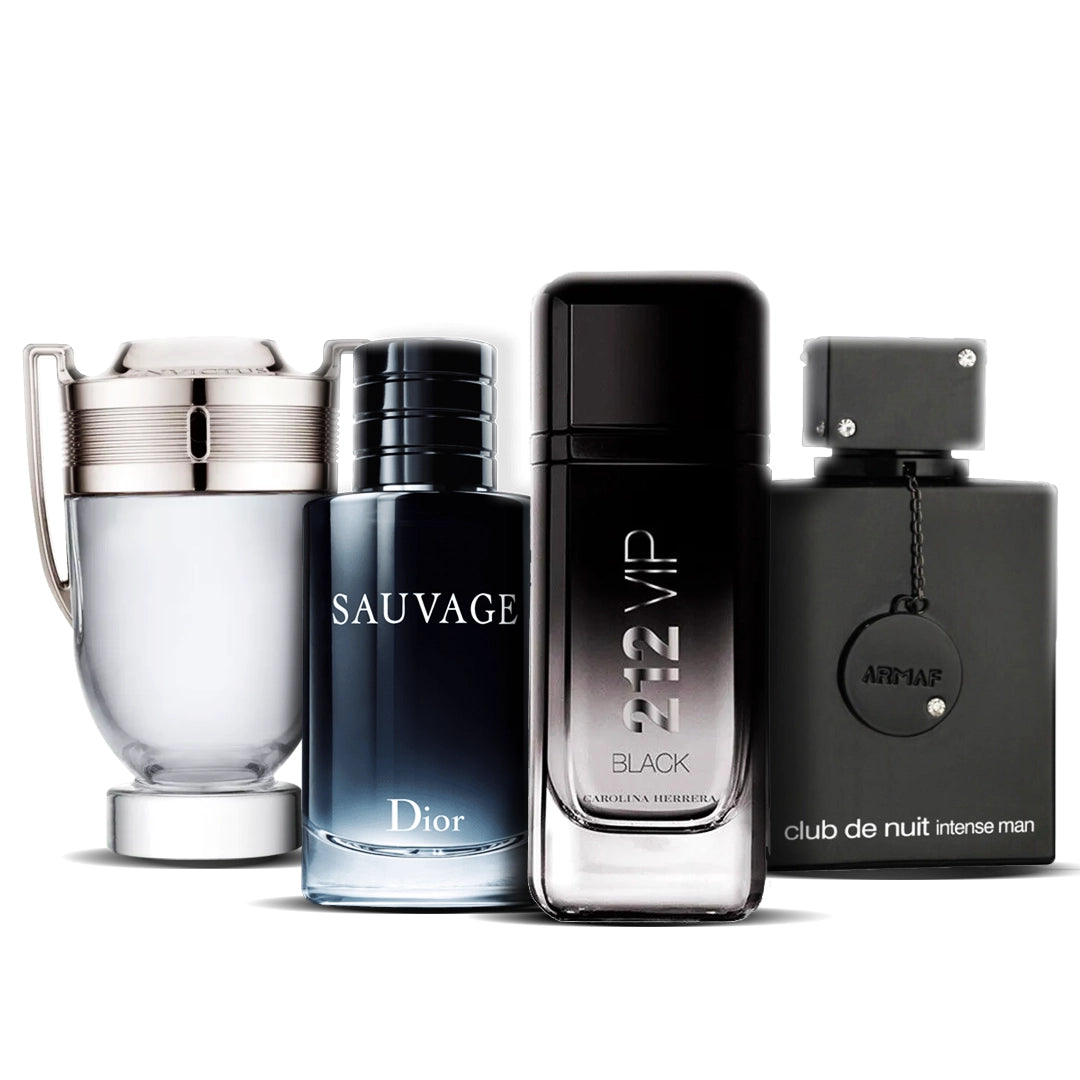 Zestaw 4 Perfum | One Million Royal + 212 VIP Men + Sauvage Dior + Versace Eros [100 ml każdy]