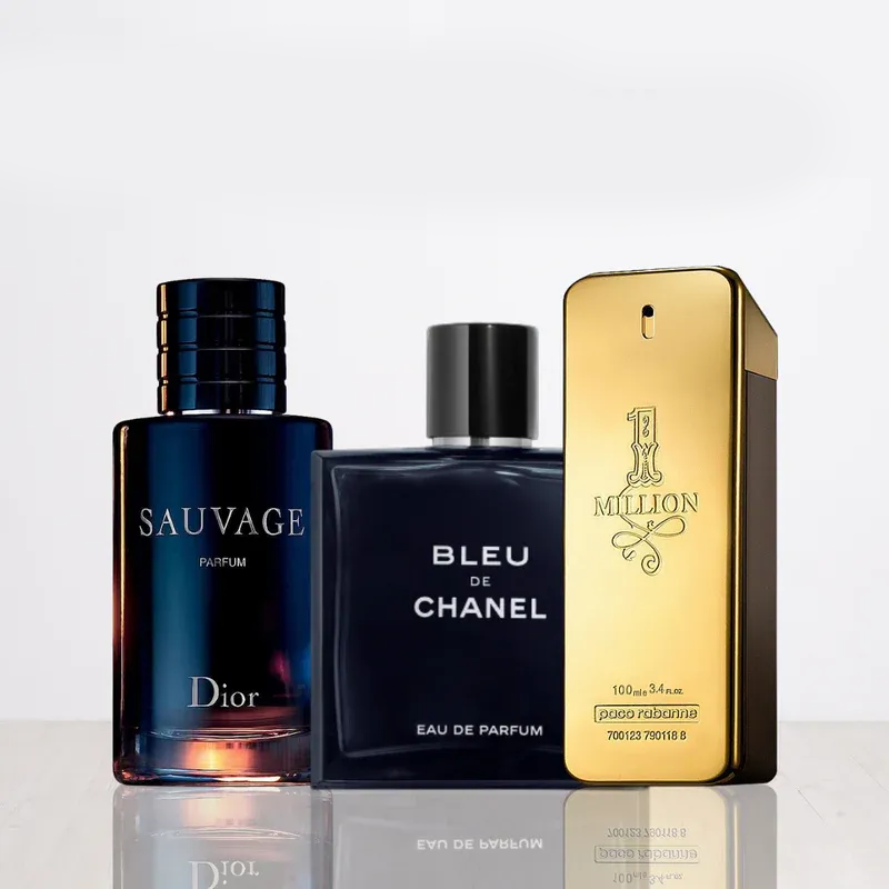 Zestaw 3 Perfum | Sauvage Dior + One Million + Bleu de Chanel [100 ml każdy]
